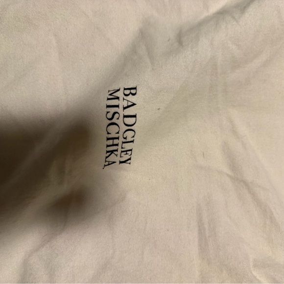 Badgley Mischka Metallic Studded Quilted Shoulder Bag - NWT - Picture 5 of 6